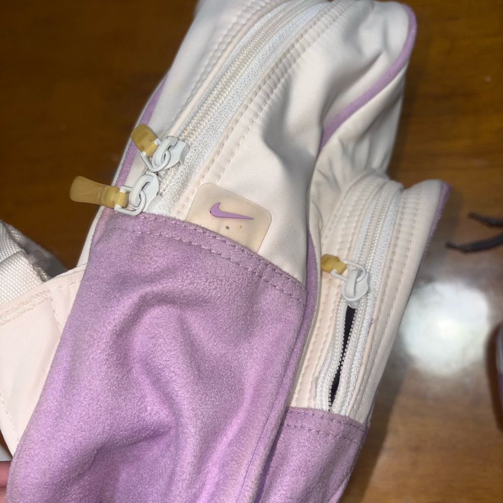 Nike Brasilia JDI Kids' Mini Backpack in a Platinum Violet Plum Dust colorway - Picture 16 of 16